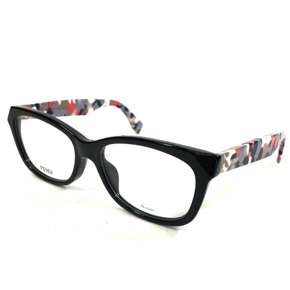 $325 Fendi Women's 51mm Black Opticals FF-0206-738-51 - Picture 1 of 1
